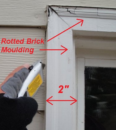 Replacing a Rotted Window Brick Moulding